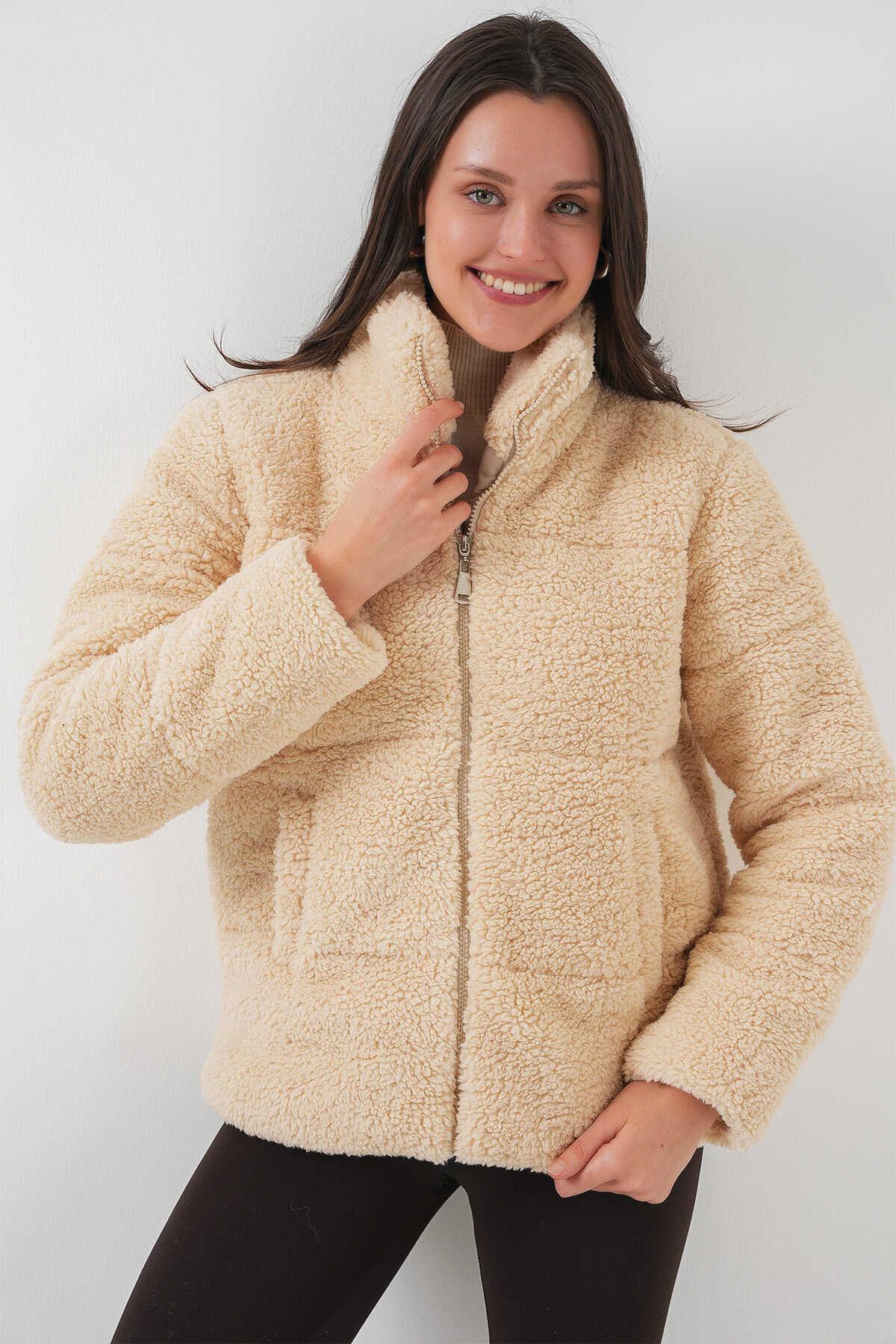 ASTARLI PELUŞ MONT-5178 - BEJ