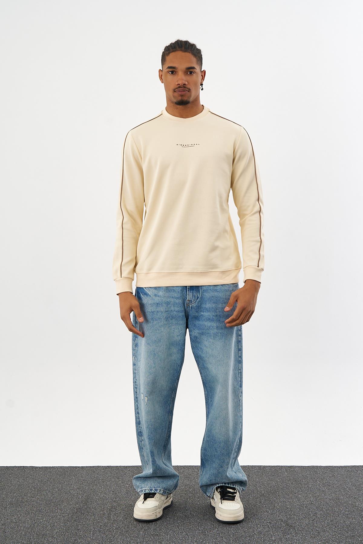 DF ARABİYELİ SWEAT-2012 - BEJ