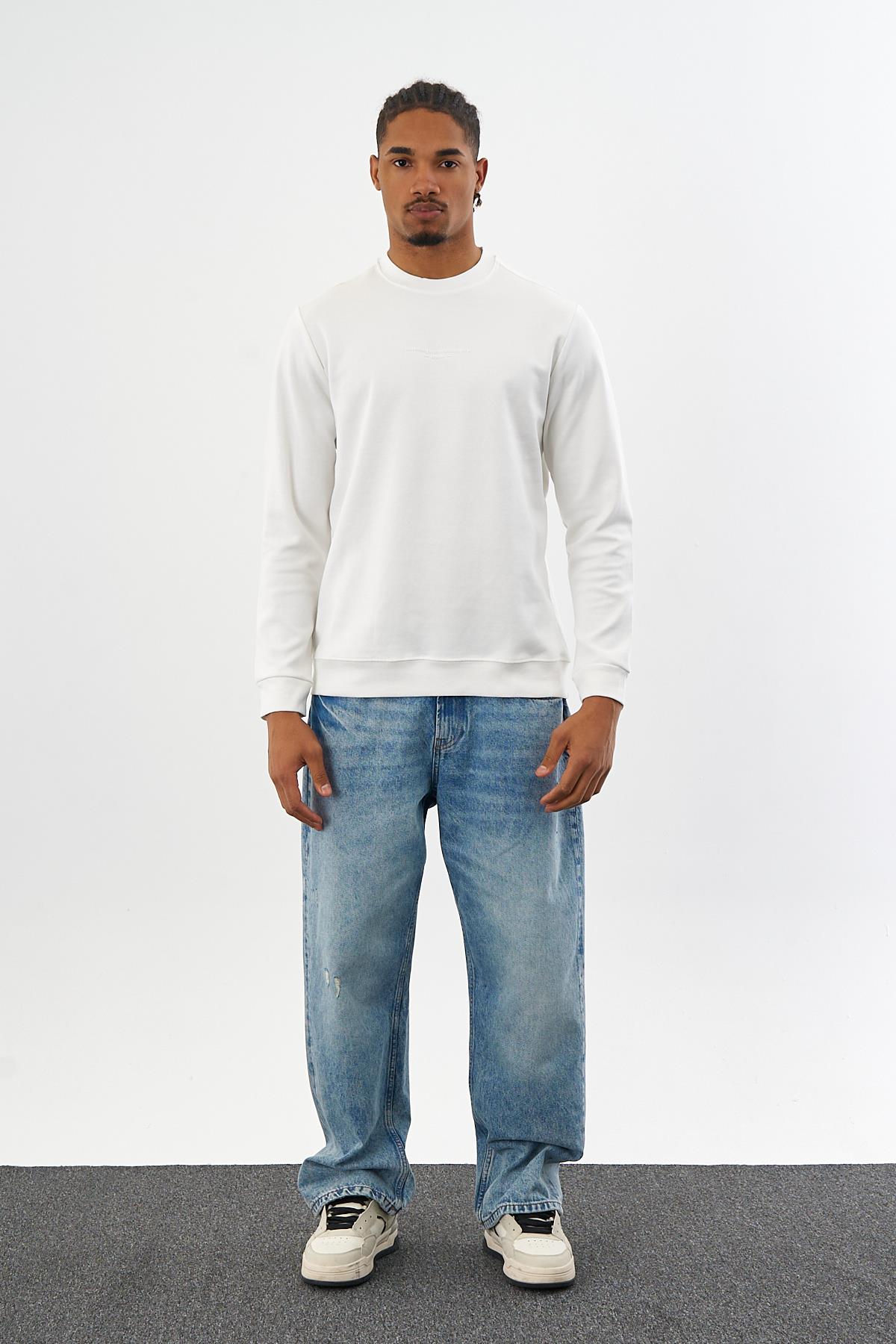 DF ENJEKSİYON SWEAT-2017 - BEYAZ