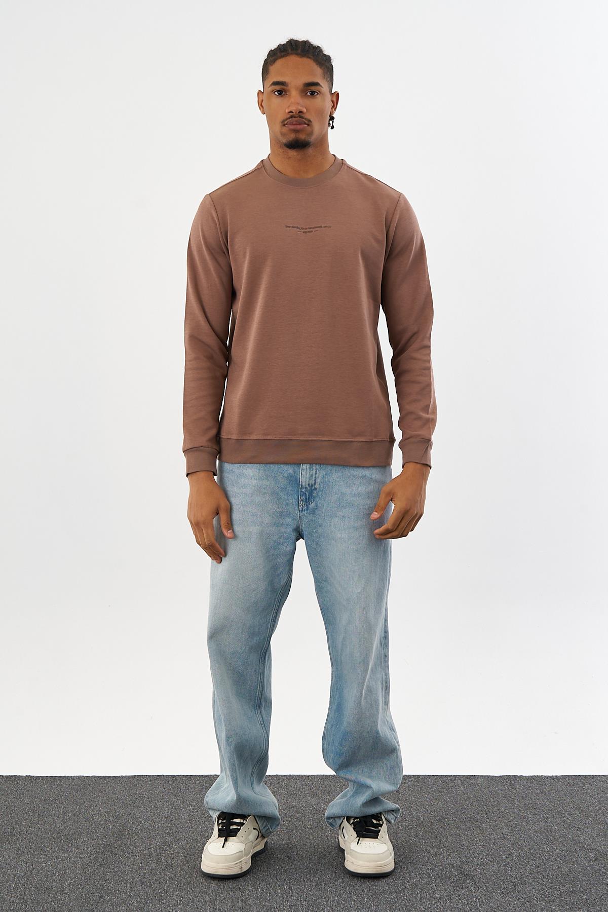 DF ENJEKSİYON SWEAT-2017 - KAHVE
