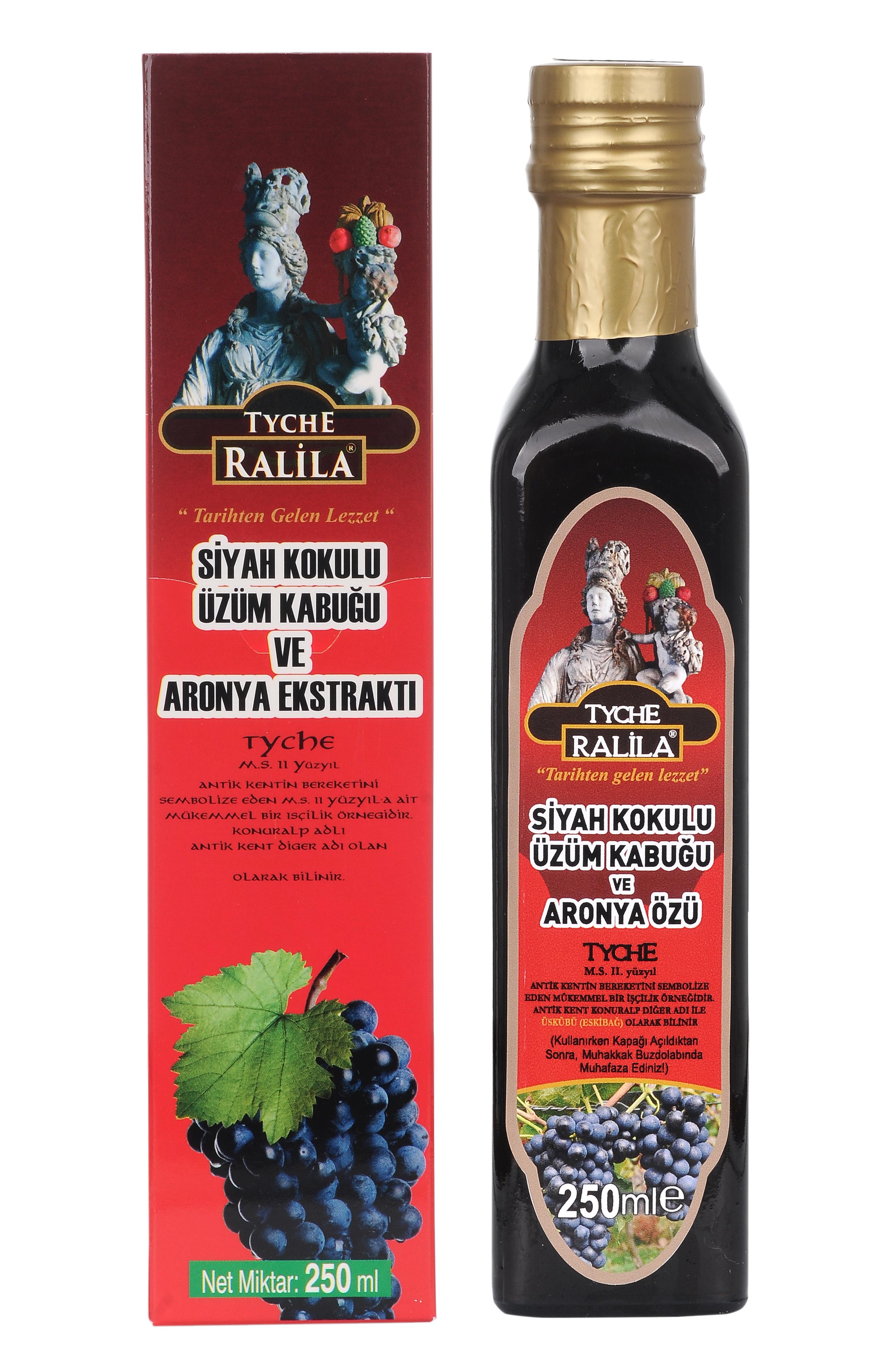 RALİLA SİYAH ÜZÜM KABUĞU VE ARONYA EKSTRATI 250 ML