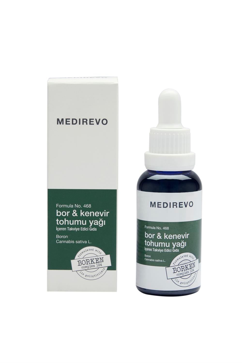 MEDIREVO Formula No. 468 - Lemon Bor ve  Kenevir Tohumu Yağı