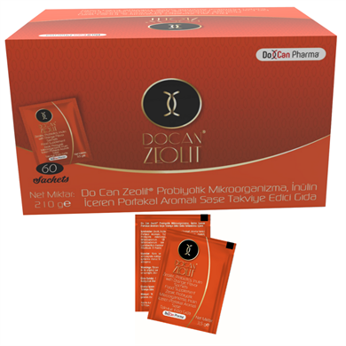 Oral Inulin Probiotic Powder Flavored with Oranges