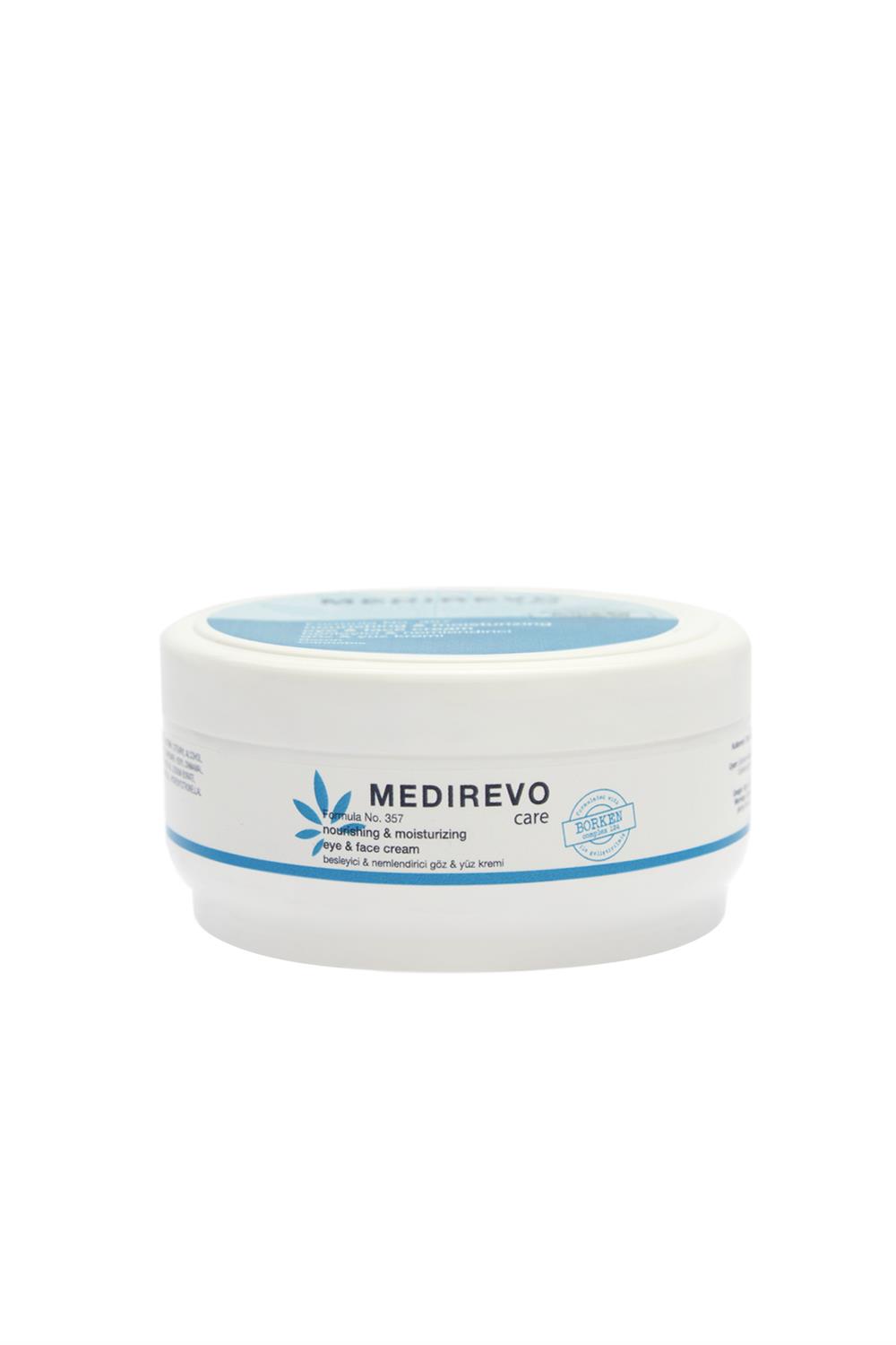 MEDIREVO -  Formula No.357- Bor ve Kenevir Tohumu Yağlı Özlü Yüz ve Göz Çevresi Kremiamini, Allantoin, Gliserin'li Brightening Krem