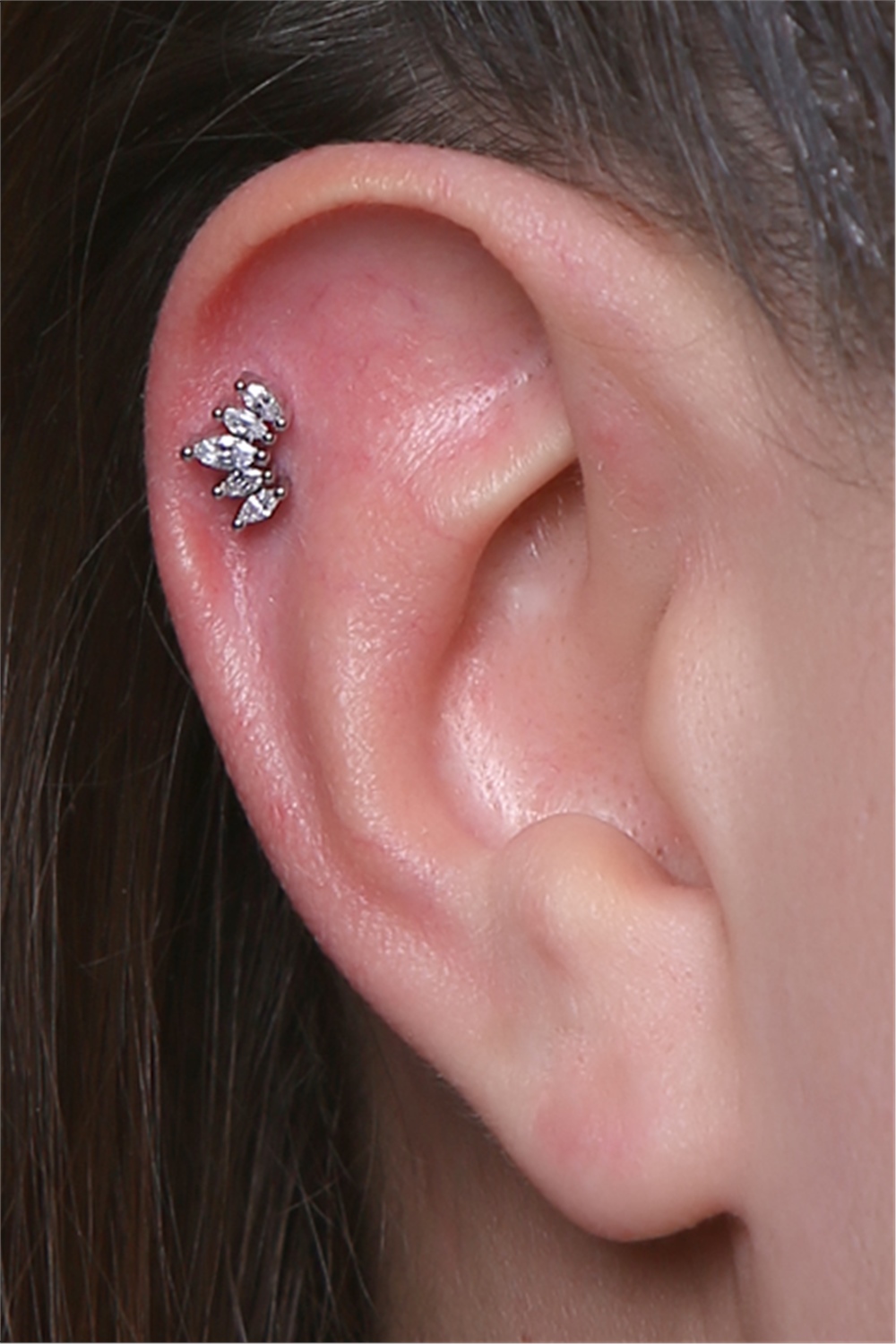 Beşli Markiz Toplu Silver Piercing