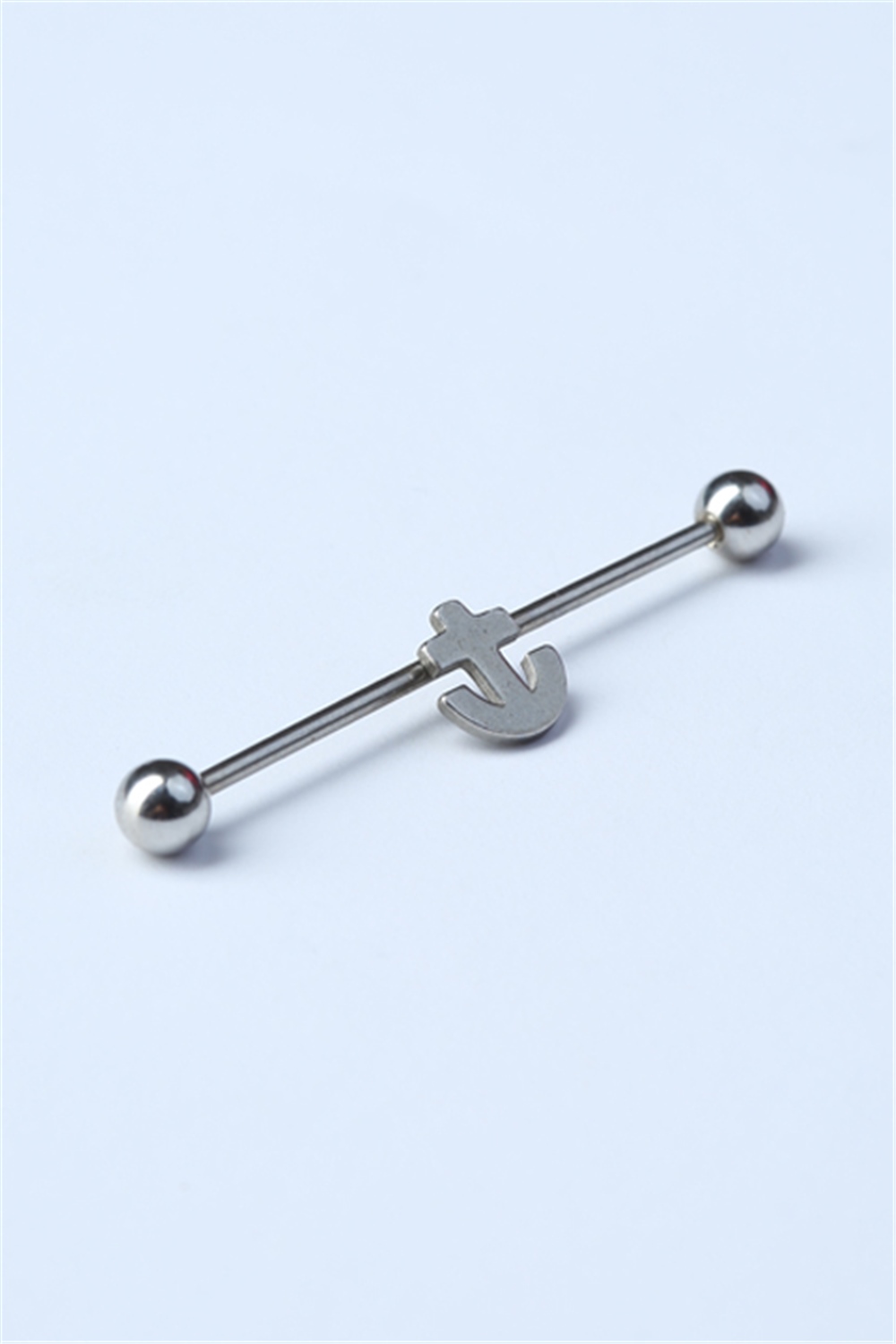 Çapa Model Köprü Silver Piercing 
