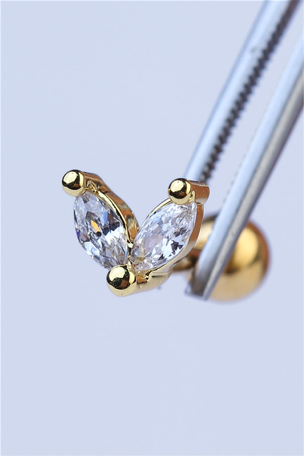 Chevron Gold Piercing 
