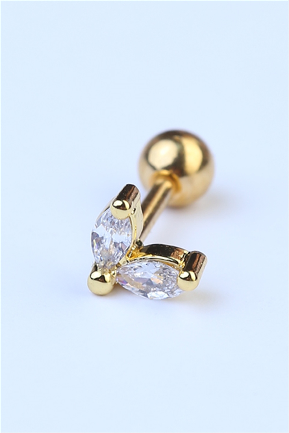 Chevron Gold Piercing 