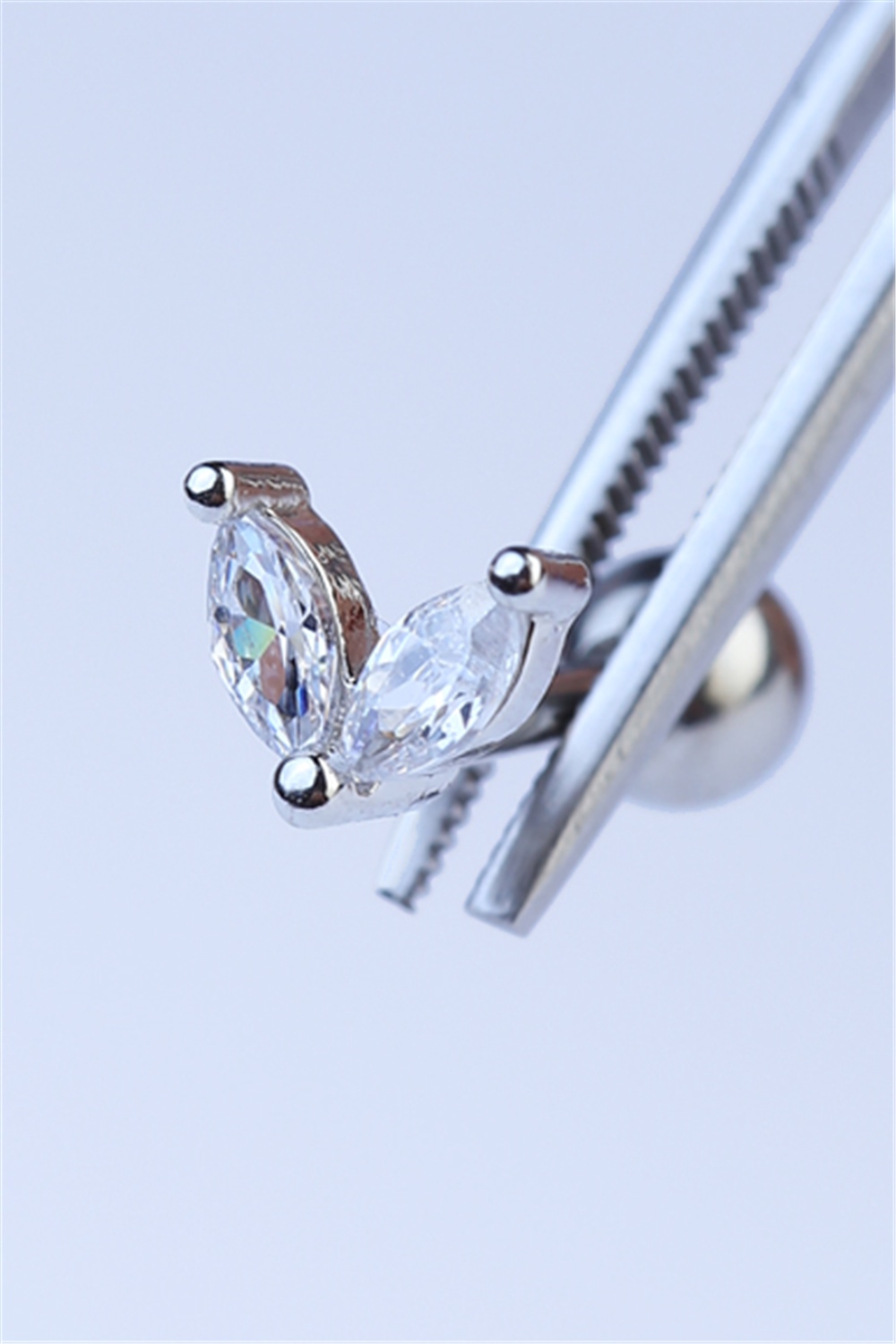 Chevron Silver Piercing 