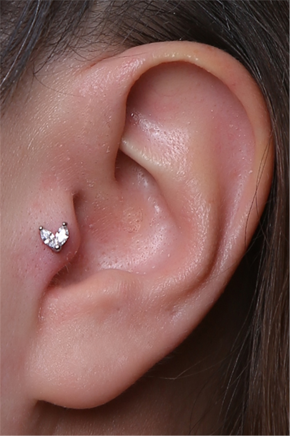 Chevron Silver Piercing 