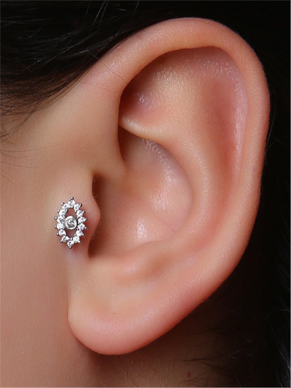 Devil Eye Model Silver Piercing