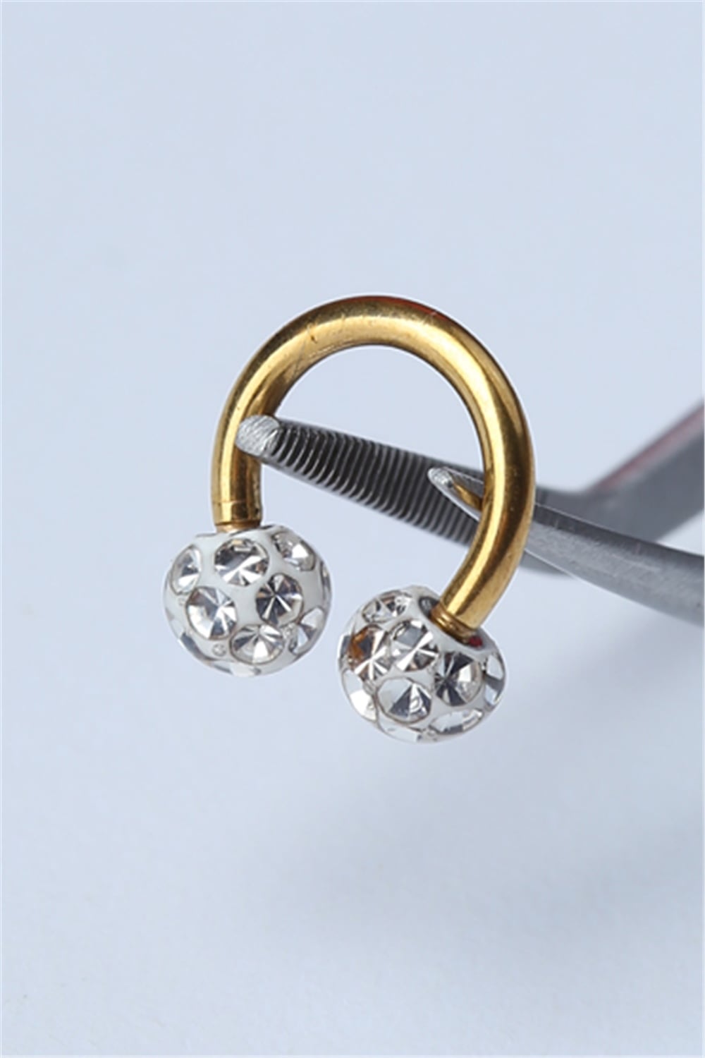 Disco Yarımay Gold Piercing