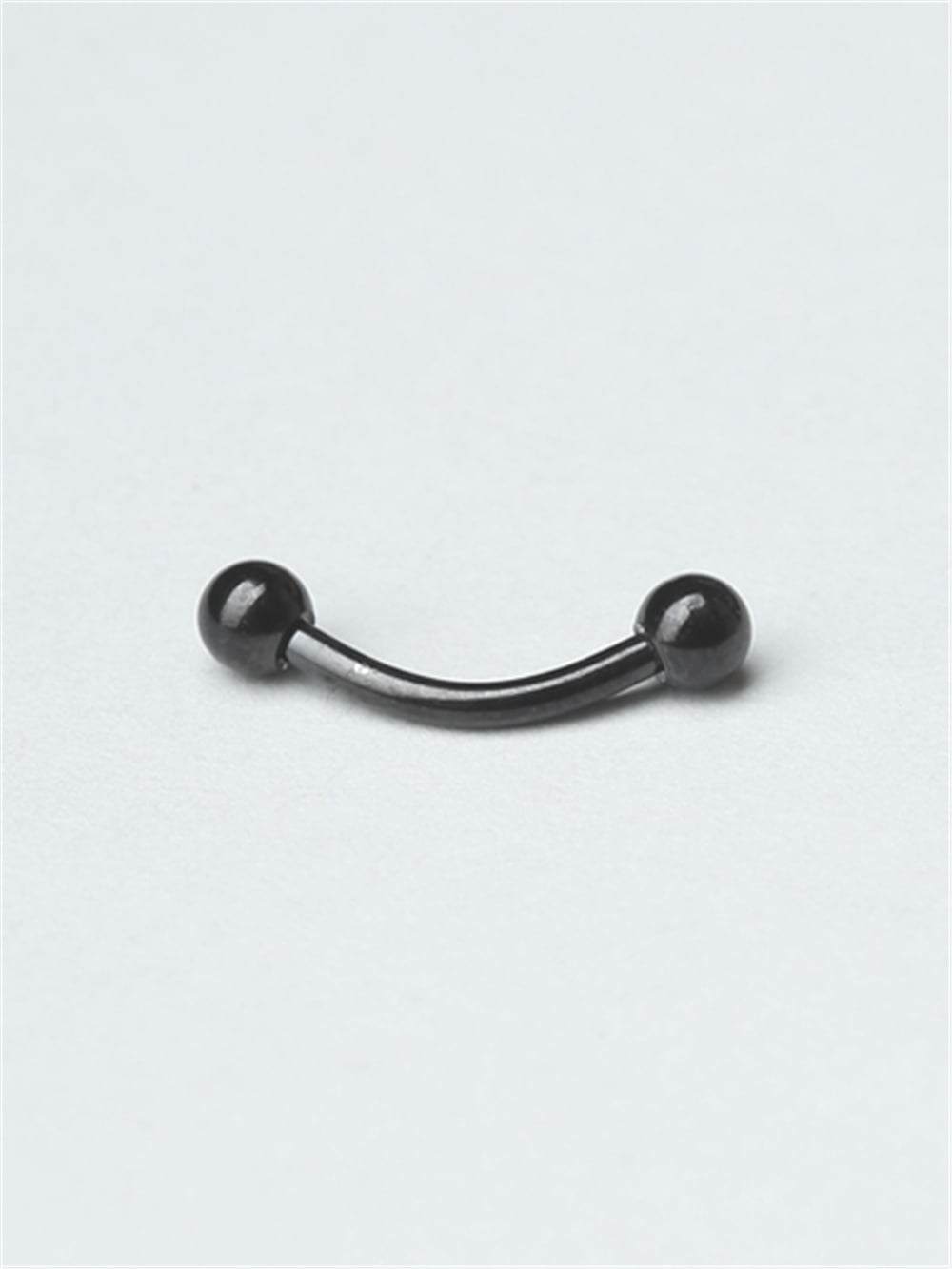 Düz Kaş & Rook Siyah Piercing