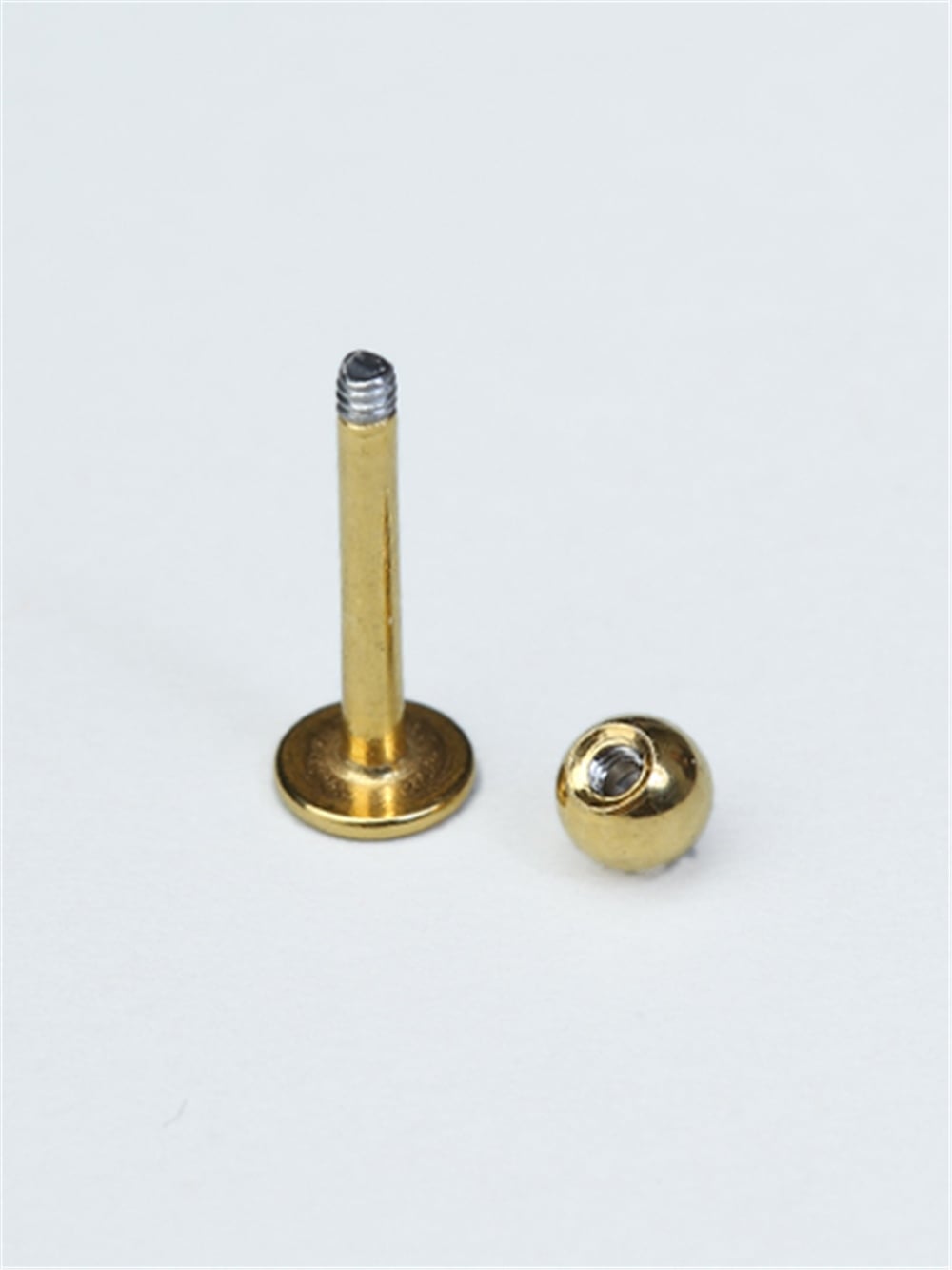 Düz Labret Gold Piercing