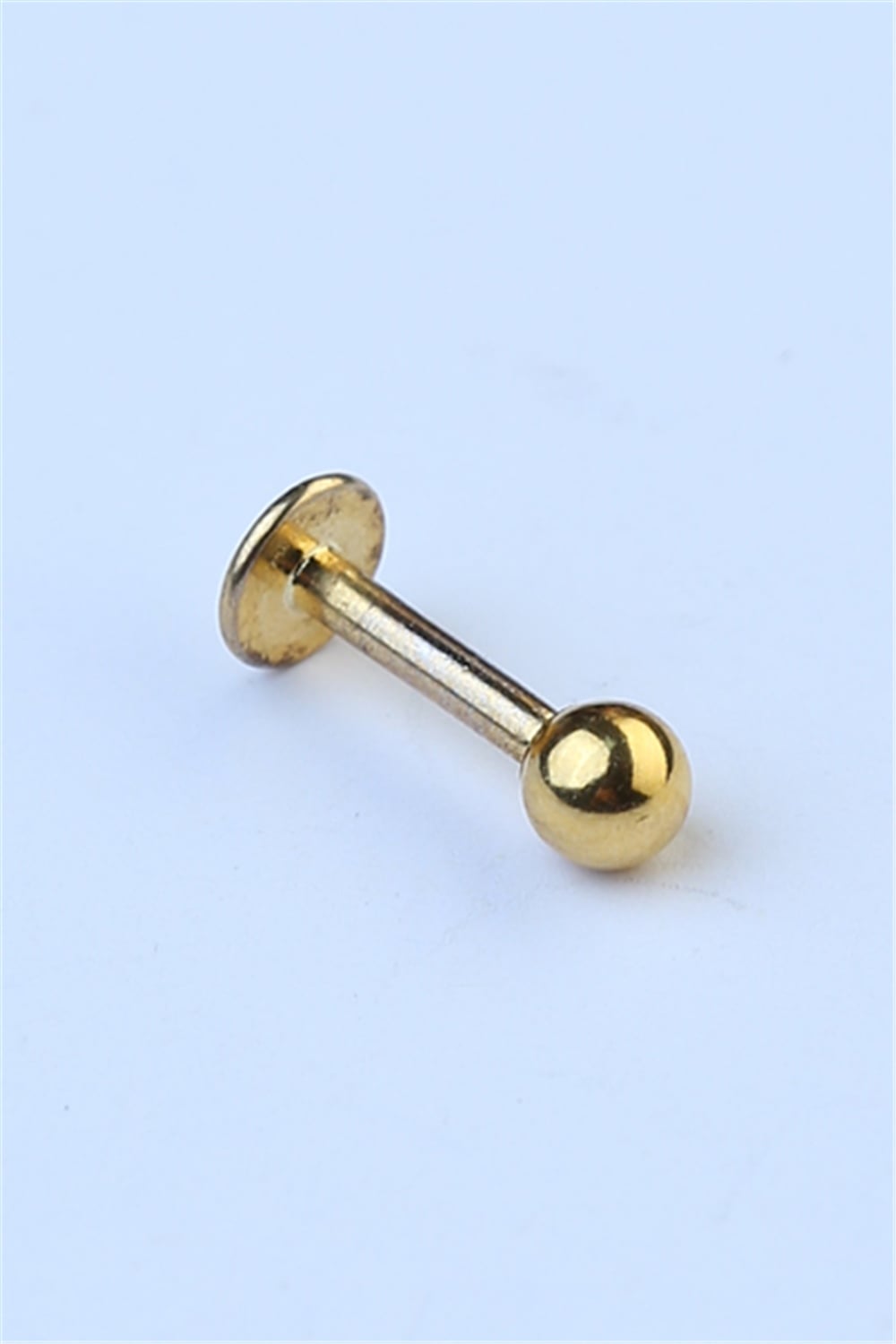 Düz Labret Gold Piercing