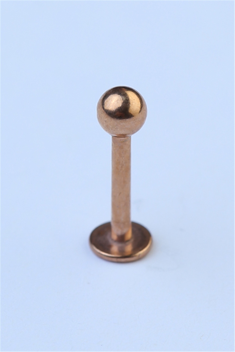 Düz Labret Rose Gold Piercing