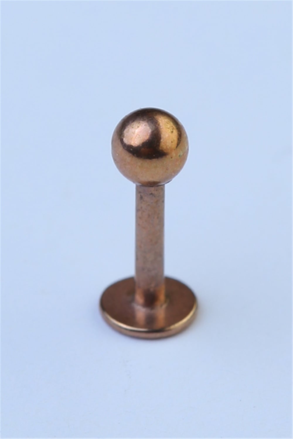 Düz Labret Rose Gold Piercing