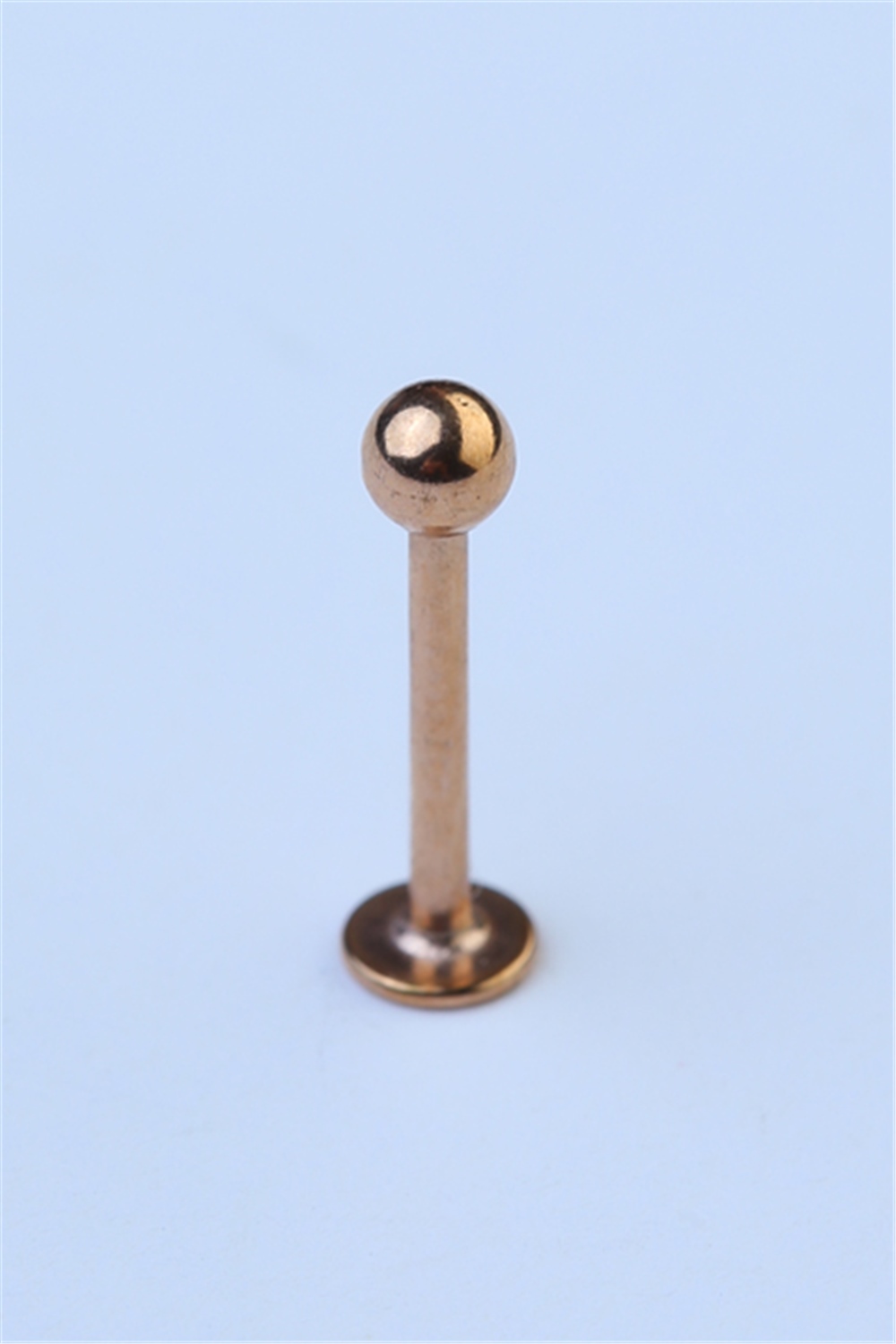 Düz Labret Rose Gold Piercing