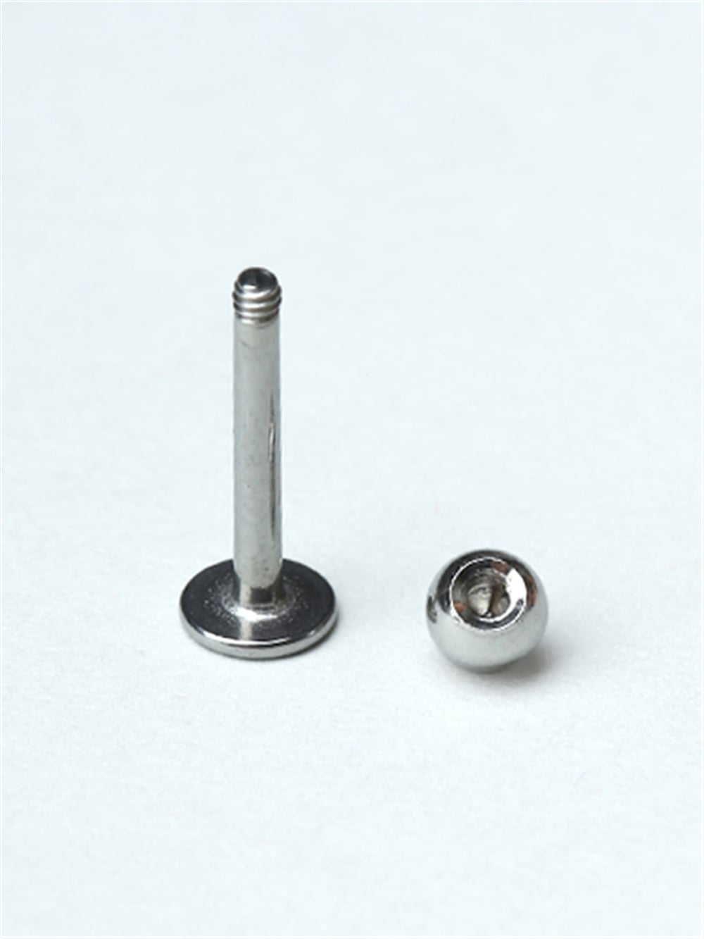 Düz Labret Silver Piercing