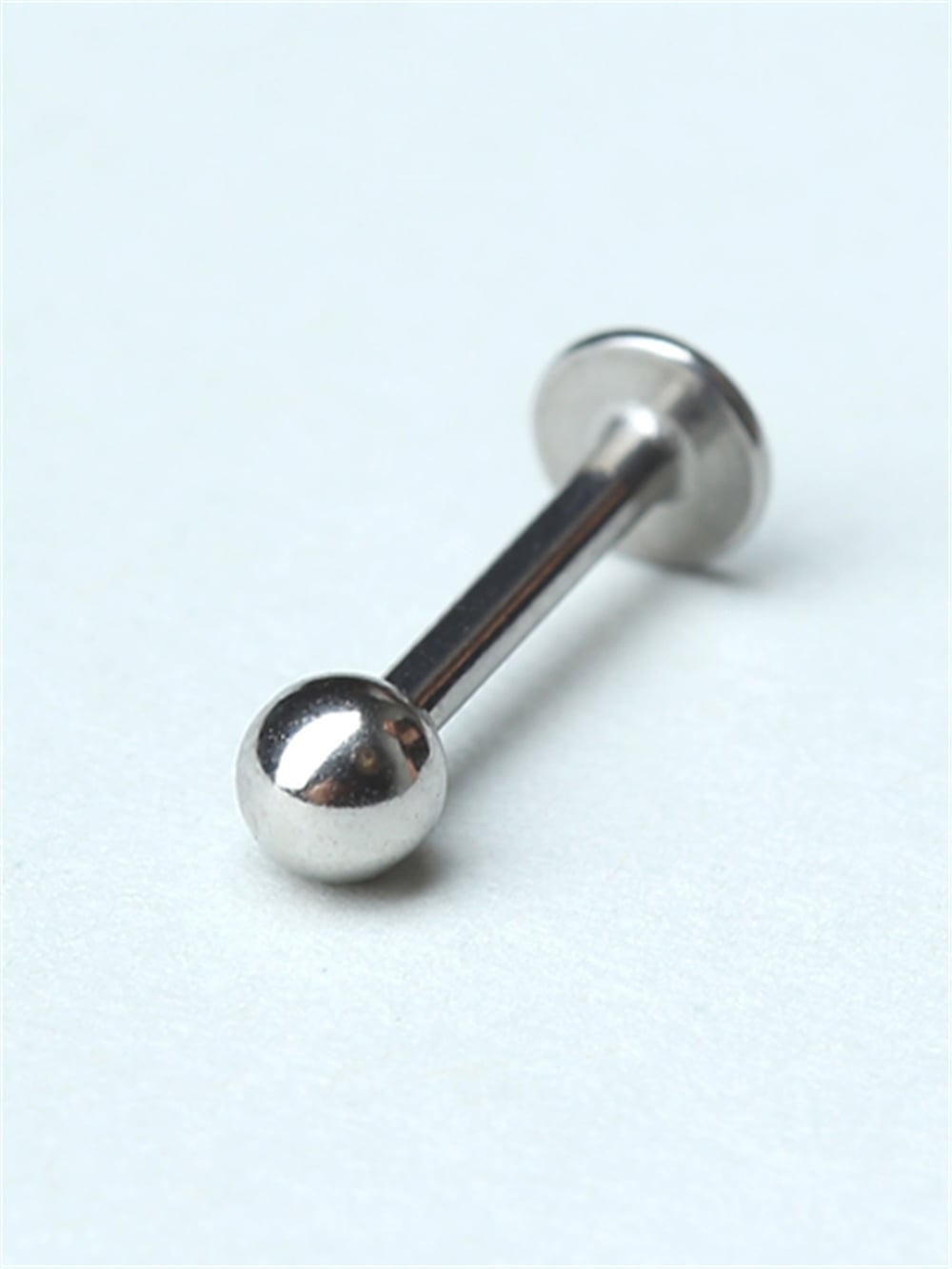 Düz Labret Silver Piercing
