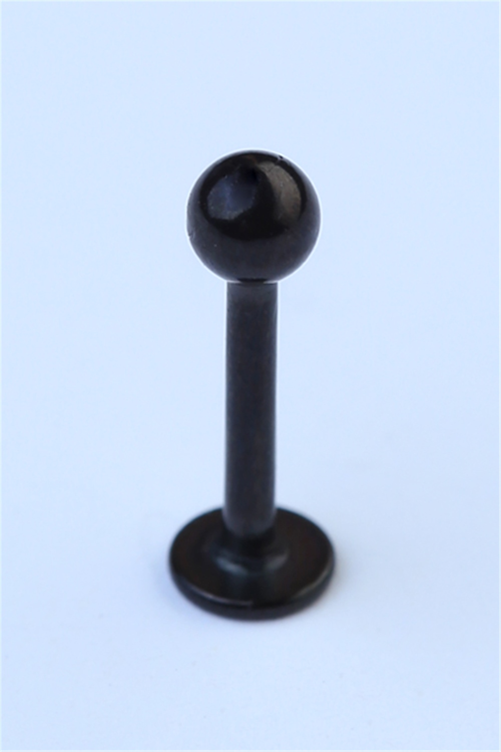 Düz Labret Siyah Piercing