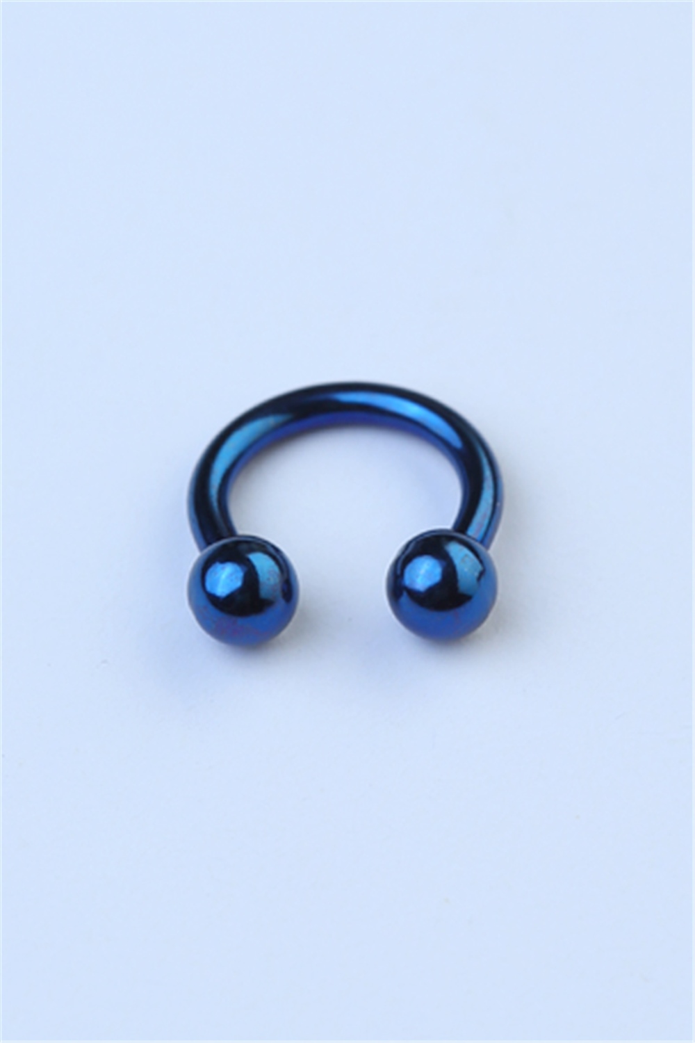 Düz Yarımay Lacivert Piercing