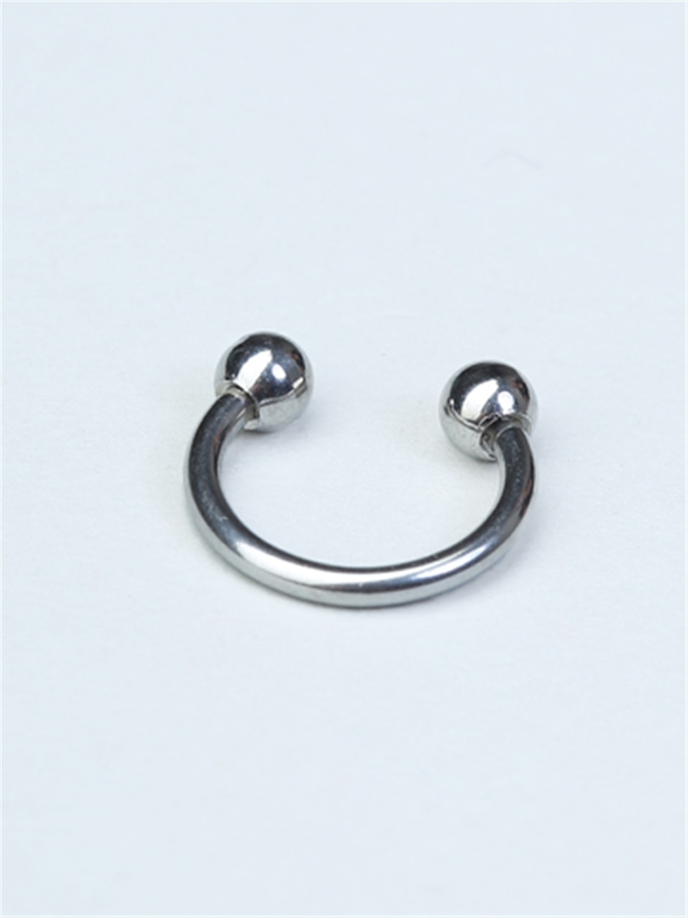 Düz Yarımay Silver Piercing