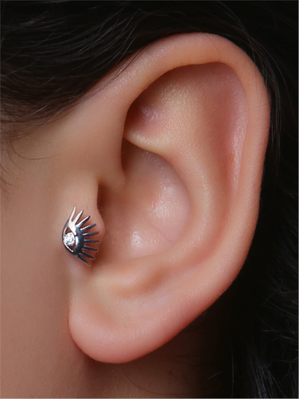 Eye Model Silver Piercing