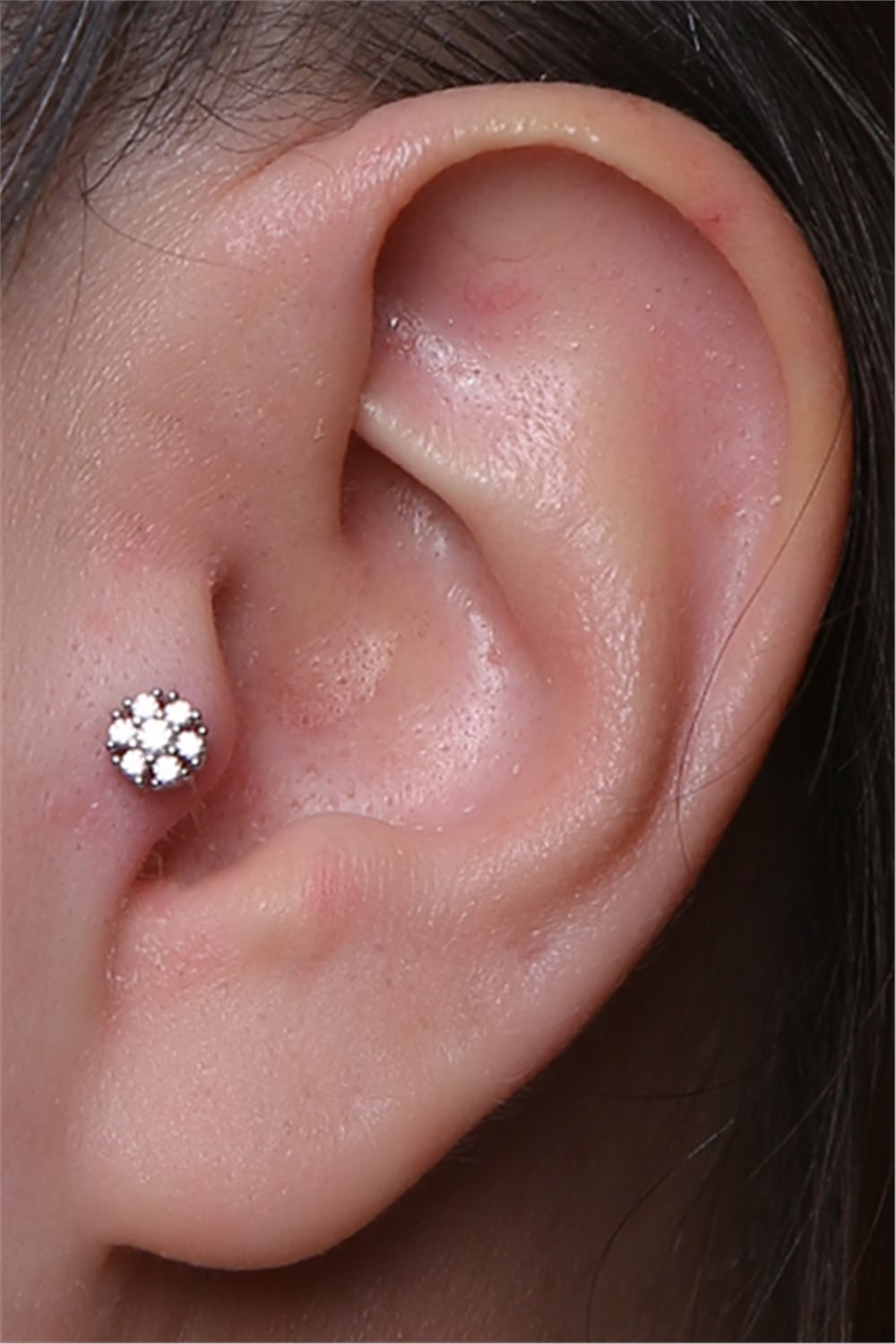 Kar Tanesi Silver Piercing