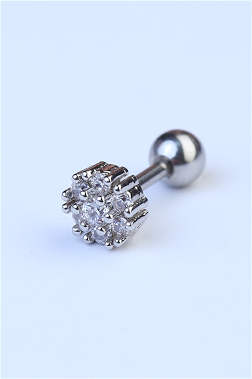 Kar Tanesi Silver Piercing