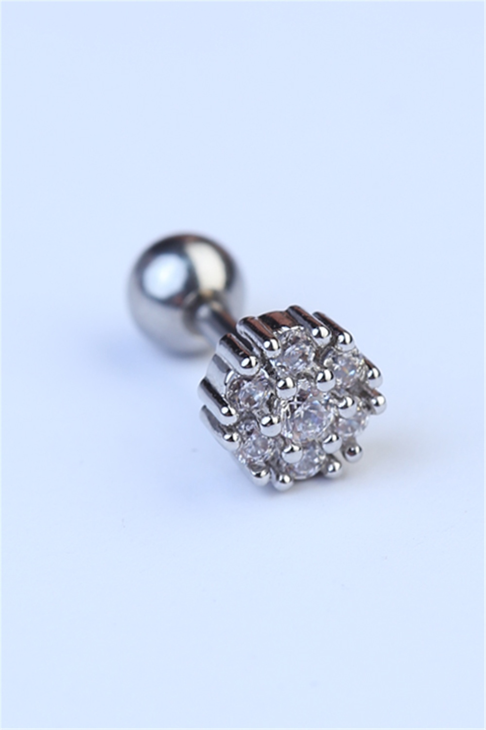 Kar Tanesi Silver Piercing