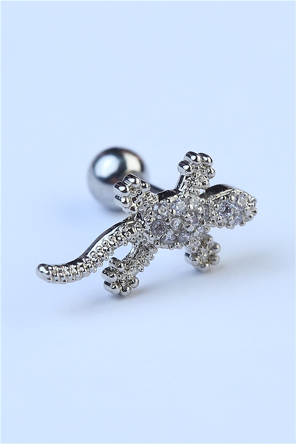 Kertenkele Silver Piercing