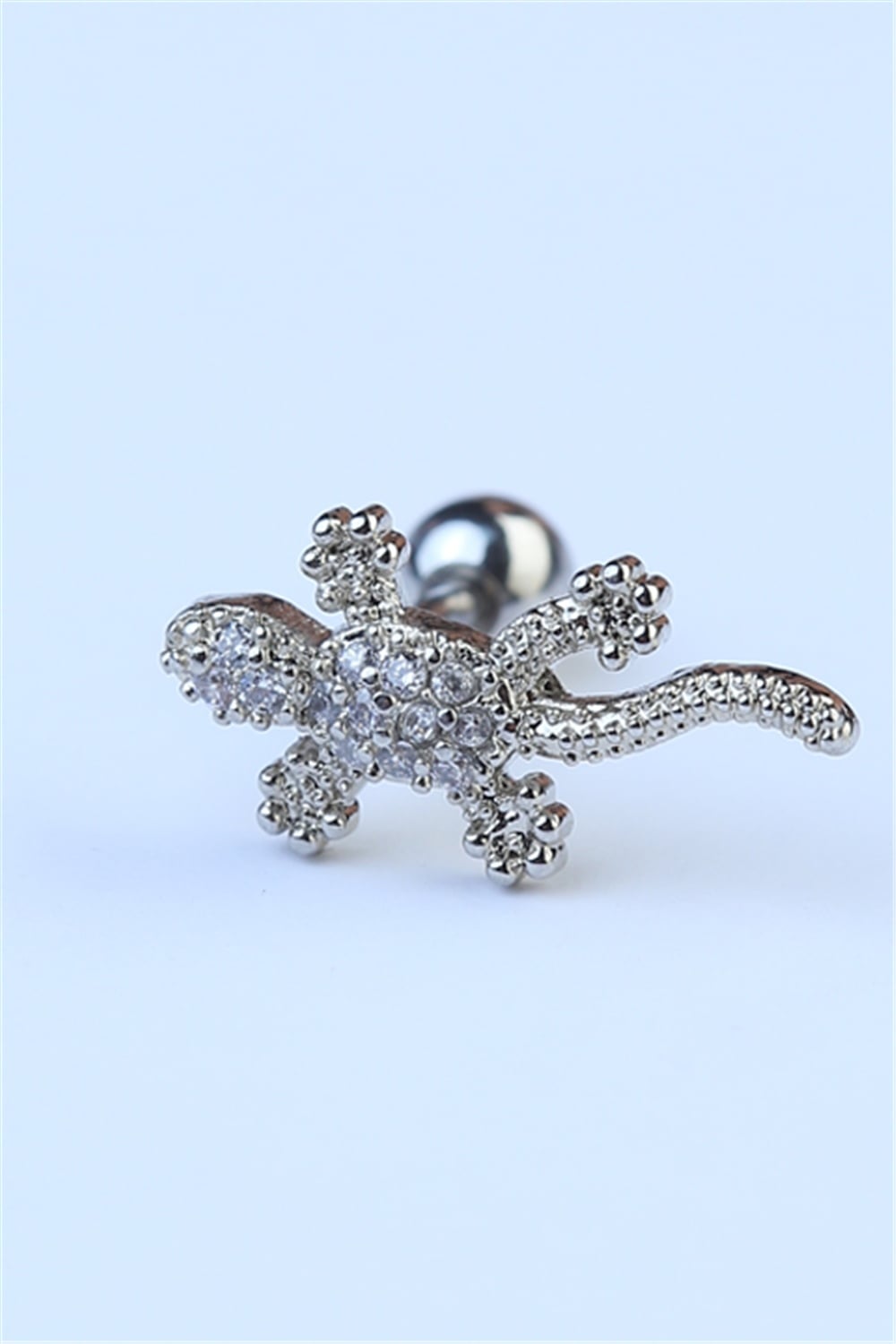 Kertenkele Silver Piercing