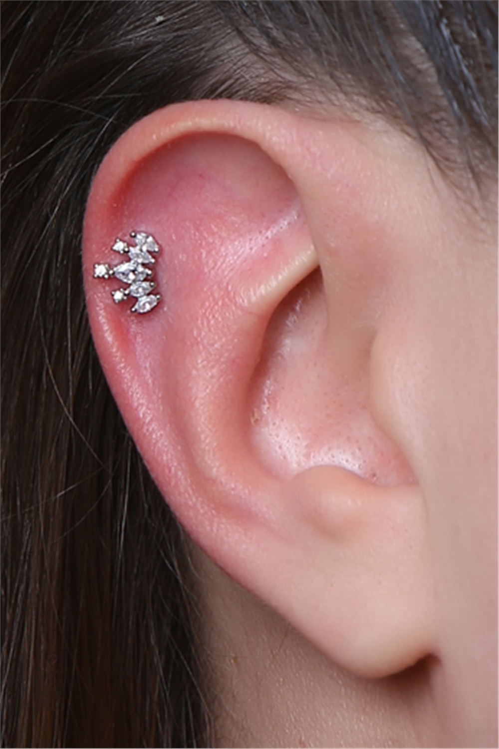 Lüks Beşli Markiz Silver Piercing