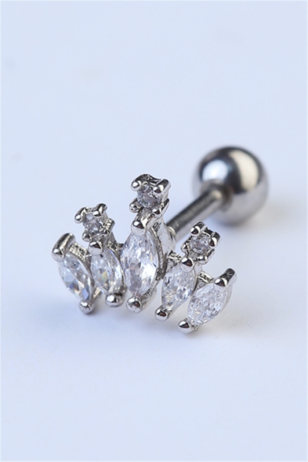 Lüks Beşli Markiz Silver Piercing