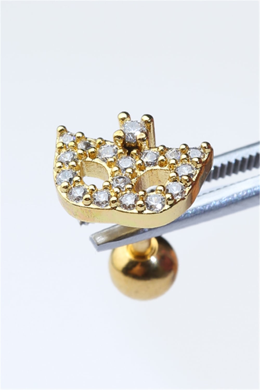 Maske Gold Piercing
