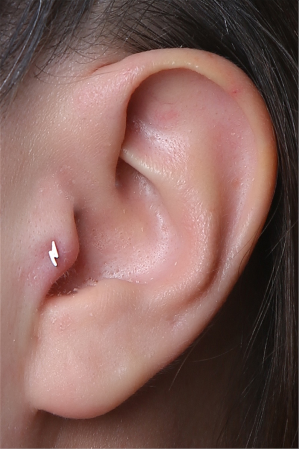 Midi Şimşek Silver Piercing