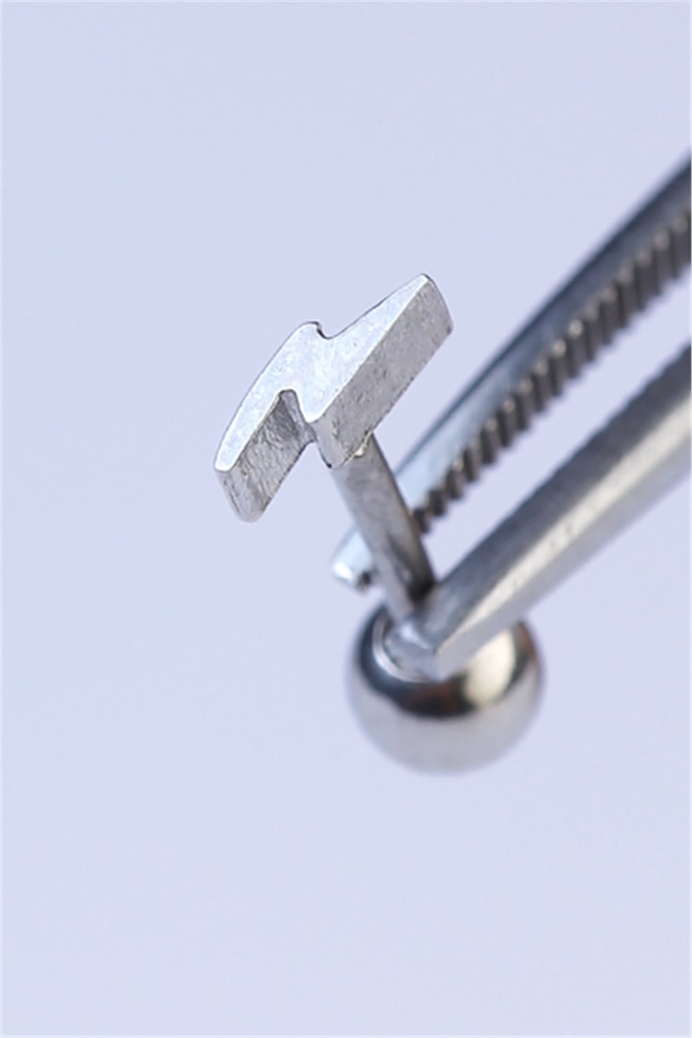 Midi Şimşek Silver Piercing
