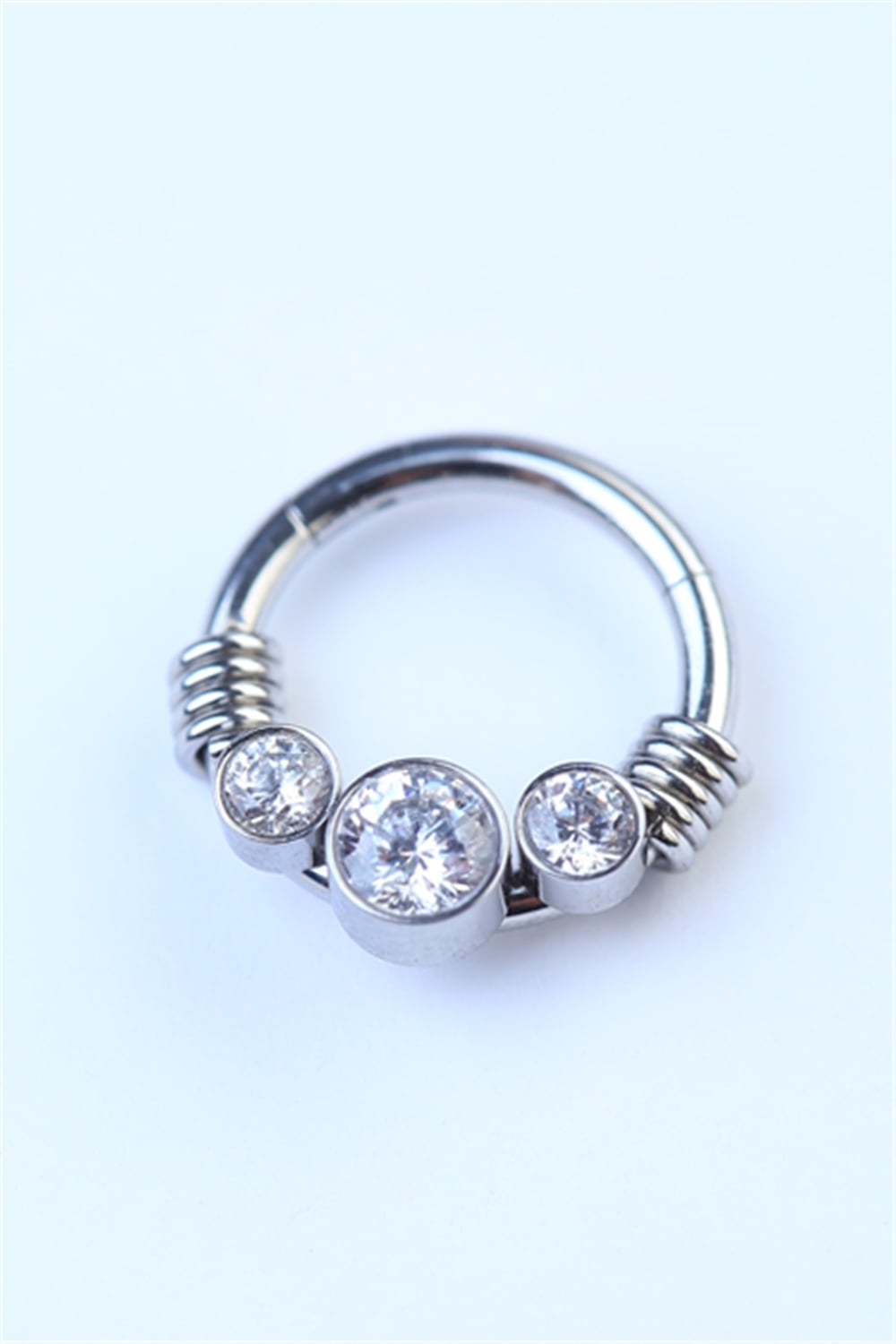 Minions Gizli Kilit Halka Silver Piercing