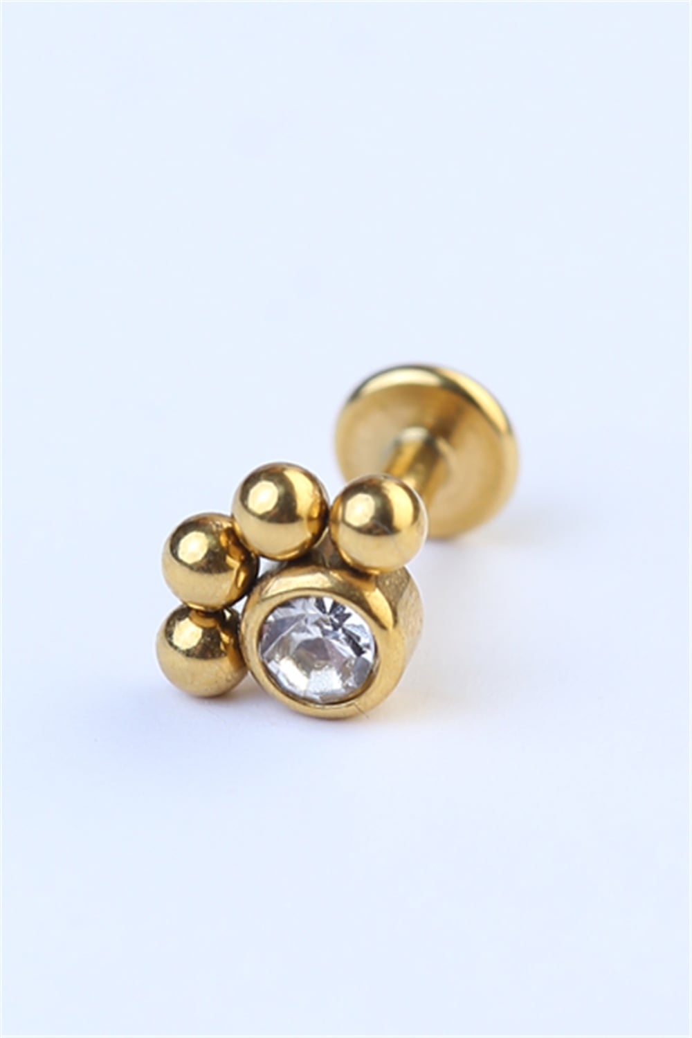 Pati İzi Labret Gold Piercing