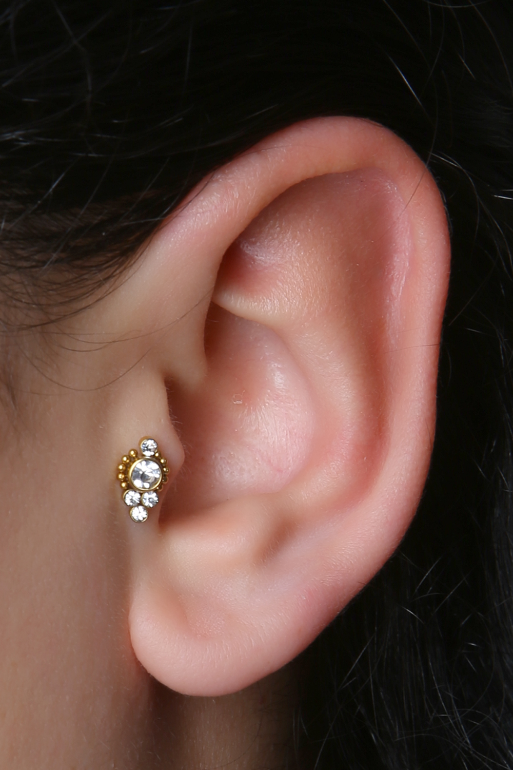 Retro Model Gold Piercing