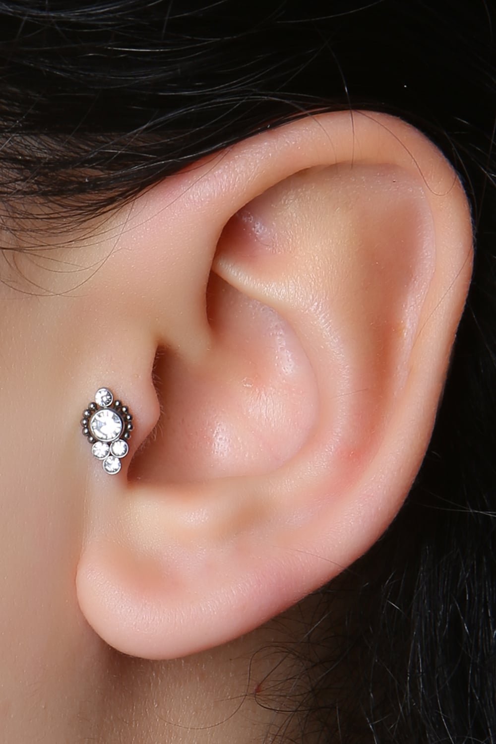 Retro Model Silver Piercing
