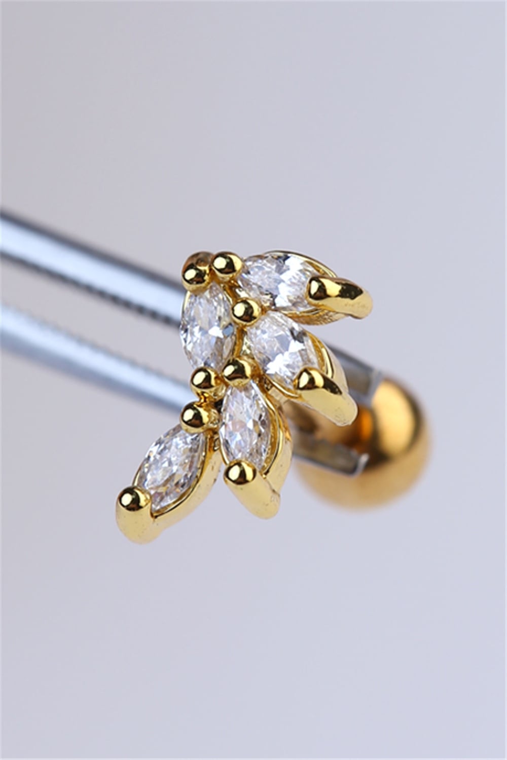Sabit Kazayağı Gold Piercing