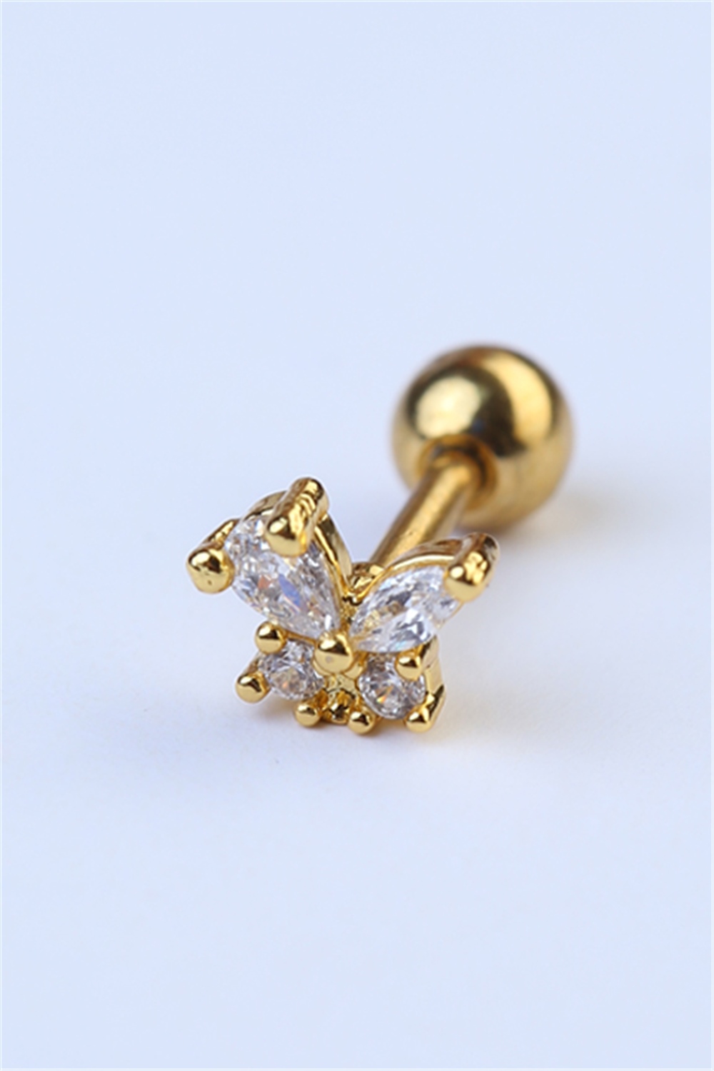Sabit Kelebek Gold Piercing