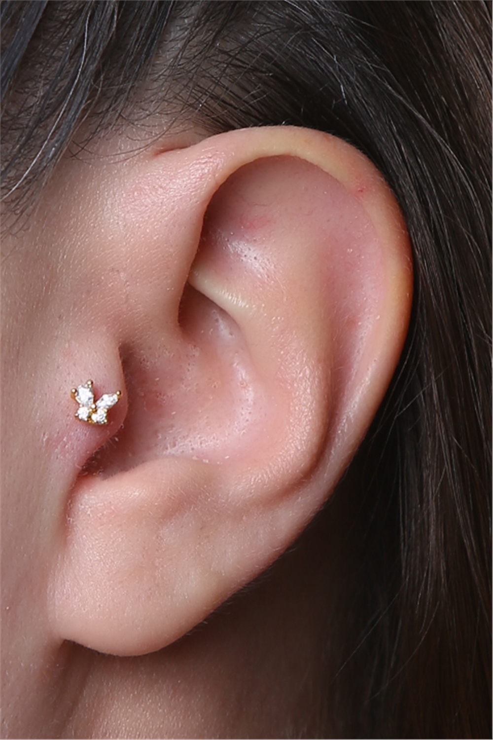 Sabit Kelebek Gold Piercing
