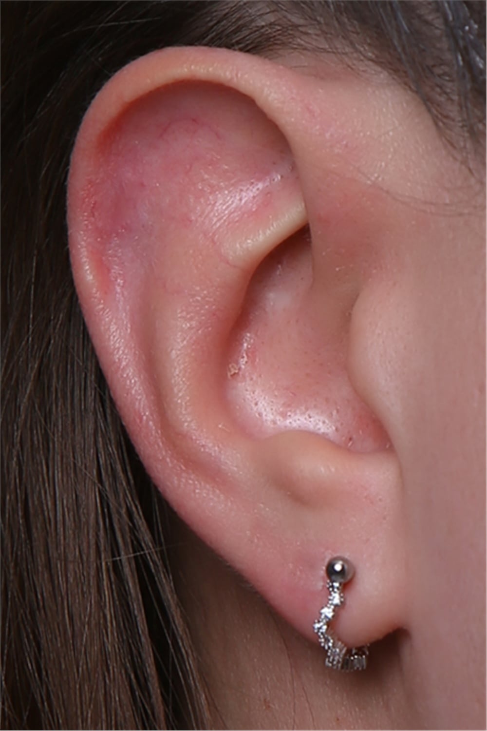 Sallantı Zikzak Silver Piercing
