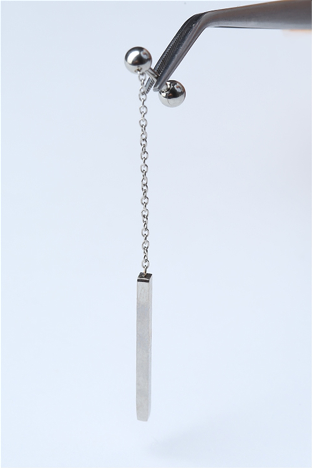Sütun Sarkaç (Küpe) Silver Piercing