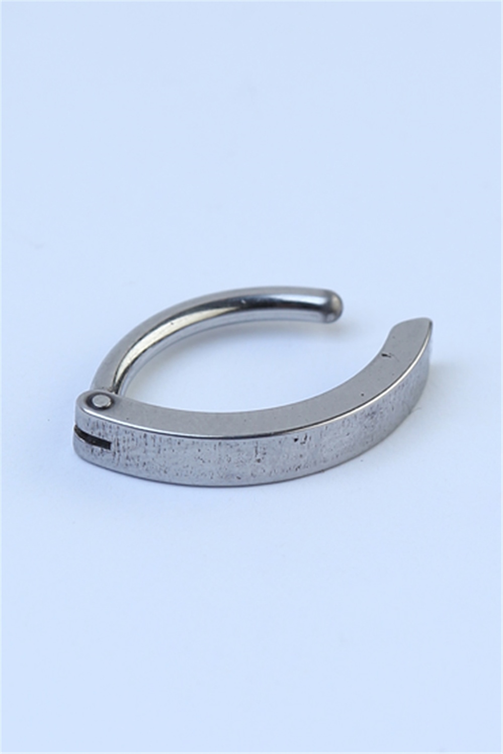 Tam Tur Elips Göbek Silver Piercing