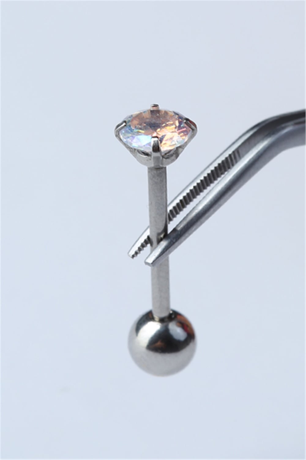 Taşlı Dil Silver Piercing