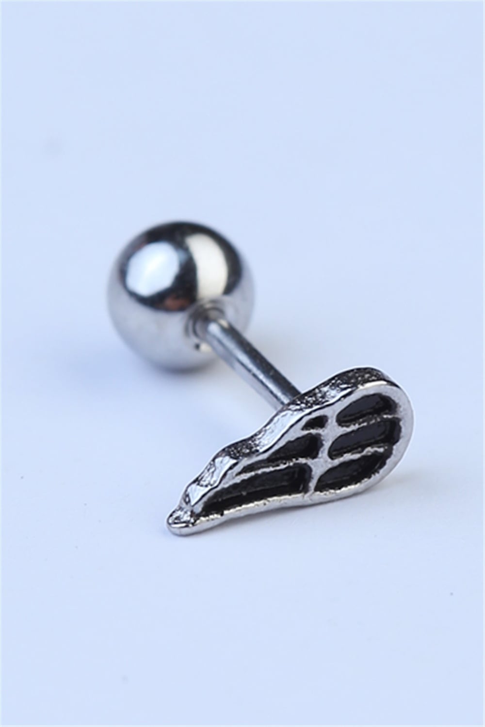 Tek Kanat Silver Piercing